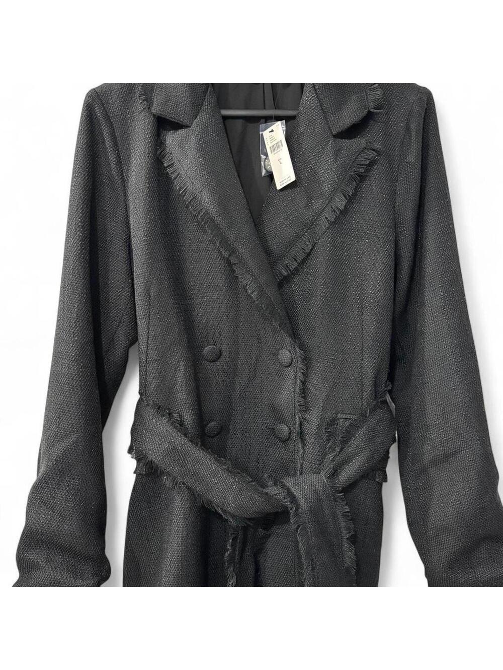 bishop + young belted double-breasted jacket